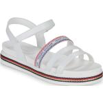 Białe Sandały dla dzieci na lato marki Tommy Hilfiger Rita w rozmiarze 36 - wysokość obcasa od 3cm do 5cm 