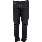 Czarne Proste jeansy męskie dżinsowe o szerokości 34 o długości 32 marki Tommy Hilfiger TOMMY JEANS 