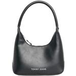 Czarne Torebki na ramię damskie dżinsowe marki Tommy Hilfiger TOMMY JEANS 