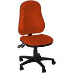 Topsit krzesło biurowe, materiałowe, pomarańczowe