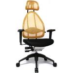 Czarne Krzesła biurowe z tworzywa sztucznego marki Topstar 