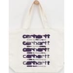 Przecenione Białe Shopper bags bawełniane marki Carhartt WIP 