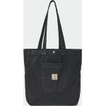 Czarne Shopper bags bawełniane marki Carhartt WIP 