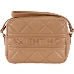 Brązowe Torebki na ramię damskie w nowoczesnym stylu marki Valentino by Mario Valentino 