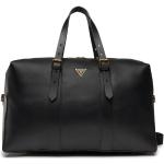 Przecenione Czarne Miękkie torby podróżne męskie eleganckie marki Guess 