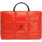 Czerwone Shopper bags marki FURLA 