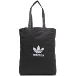 Czarne Shopper bags damskie marki adidas 
