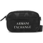 Przecenione Czarne Torby listonoszki damskie marki Armani Exchange 