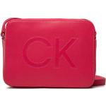 Przecenione Różowe Torby listonoszki damskie marki Calvin Klein 