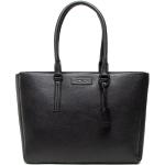 Przecenione Czarne Shopper bags damskie marki Calvin Klein 