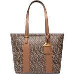 Przecenione Brązowe Shopper bags damskie marki DKNY | Donna Karan 