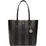 Przecenione Czarne Shopper bags damskie marki DKNY | Donna Karan 