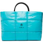 Przecenione Niebieskie Shopper bags damskie marki FURLA 