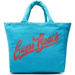 Przecenione Niebieskie Shopper bags damskie marki Guess 