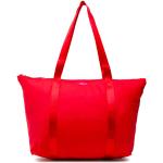 Przecenione Czerwone Shopper bags damskie marki Lacoste 