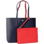 Przecenione Czerwone Shopper bags damskie marki Lacoste 