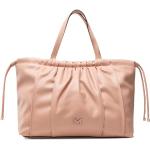 Przecenione Różowe Shopper bags damskie marki MARELLA 