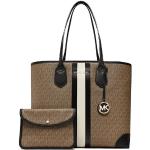 Brązowe Shopper bags damskie marki Michael Kors MICHAEL 