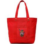 Czerwone Shopper bags damskie marki POLO RALPH LAUREN Big & Tall 