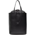 Przecenione Czarne Shopper bags damskie dżinsowe marki Tommy Hilfiger TOMMY JEANS 