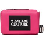 Przecenione Różowe Torby listonoszki damskie dżinsowe marki VERSACE Jeans Couture 