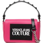 Przecenione Różowe Torebki damskie dżinsowe marki VERSACE Jeans Couture 