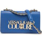 Przecenione Niebieskie Torebki damskie dżinsowe marki VERSACE Jeans Couture 