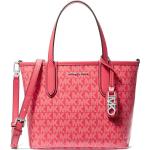 Czerwone Shopper bags damskie eleganckie marki Michael Kors MICHAEL 