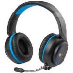 Niebieskie Słuchawki z mikrofonem marki Tracer 