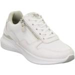 Białe Niskie sneakersy damskie eleganckie z zamszu marki Ara w rozmiarze 39 