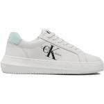 Białe Buty sznurowane damskie marki Calvin Klein w rozmiarze 40 - wysokość obcasa od 3cm do 5cm 