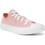 Przecenione Różowe Sneakersy sznurowane damskie sportowe marki Converse w rozmiarze 39 