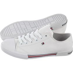 Trampki Tommy Hilfiger Low Cut Lace-Up Sneaker T3X4-30692-0890 100 White (TH79-a)