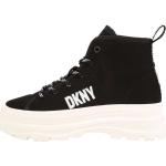Czarne Wysokie sneakersy dla dzieci do prania w pralce marki DKNY | Donna Karan w rozmiarze 38 