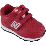 Czerwone Sneakersy sznurowane dla chłopców marki New Balance w rozmiarze 21 