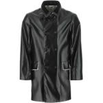 Czarne Płaszcze męskie eleganckie w rozmiarze XL 
