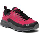 Przecenione Różowe Buty trekkingowe niskie damskie z zamszu marki CMP w rozmiarze 42 