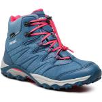 Przecenione Niebieskie Buty trekkingowe damskie z Goretexu marki Meindl w rozmiarze 36 