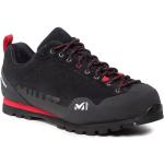Przecenione Czarne Buty trekkingowe niskie męskie z zamszu marki Millet w rozmiarze 44 