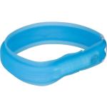 TRIXIE Świecąca obroża dla psa USB M-L 50 cm, niebieska, 12671