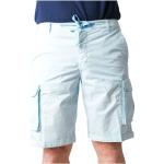Niebieskie Elastyczne spodnie męskie w stylu casual na lato marki 40WEFT w rozmiarze L 