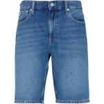 Niebieskie Szorty jeansowe męskie w stylu casual dżinsowe marki Calvin Klein 
