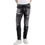 Jeansy rurki męskie Skinny fit dżinsowe o szerokości 33 o długości 32 marki Replay 