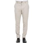 Beżowe Spodnie typu chinos męskie w paski na wiosnę marki Selected Selected Homme w rozmiarze XL 