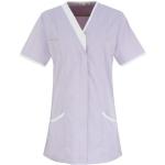 Fioletowa Odzież medyczna damska z motywem Stokrotki marki Premier w rozmiarze 4 XL 