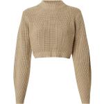 Beżowe Swetry damskie eleganckie marki Calvin Klein w rozmiarze L 