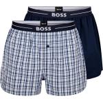 Niebieskie Bokserki sportowe do prania w pralce w paski sportowe marki HUGO BOSS BOSS w rozmiarze XL 
