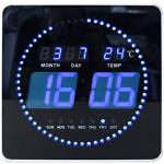 Niebieskie Zegary ścienne LED do biegania marki Unilux 