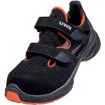 Czarne Sandały męskie na lato marki Uvex w rozmiarze 45 
