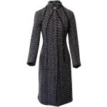 Szare Płaszcze wełniane w stylu vintage tweedowe marki BOTTEGA VENETA w rozmiarze M 